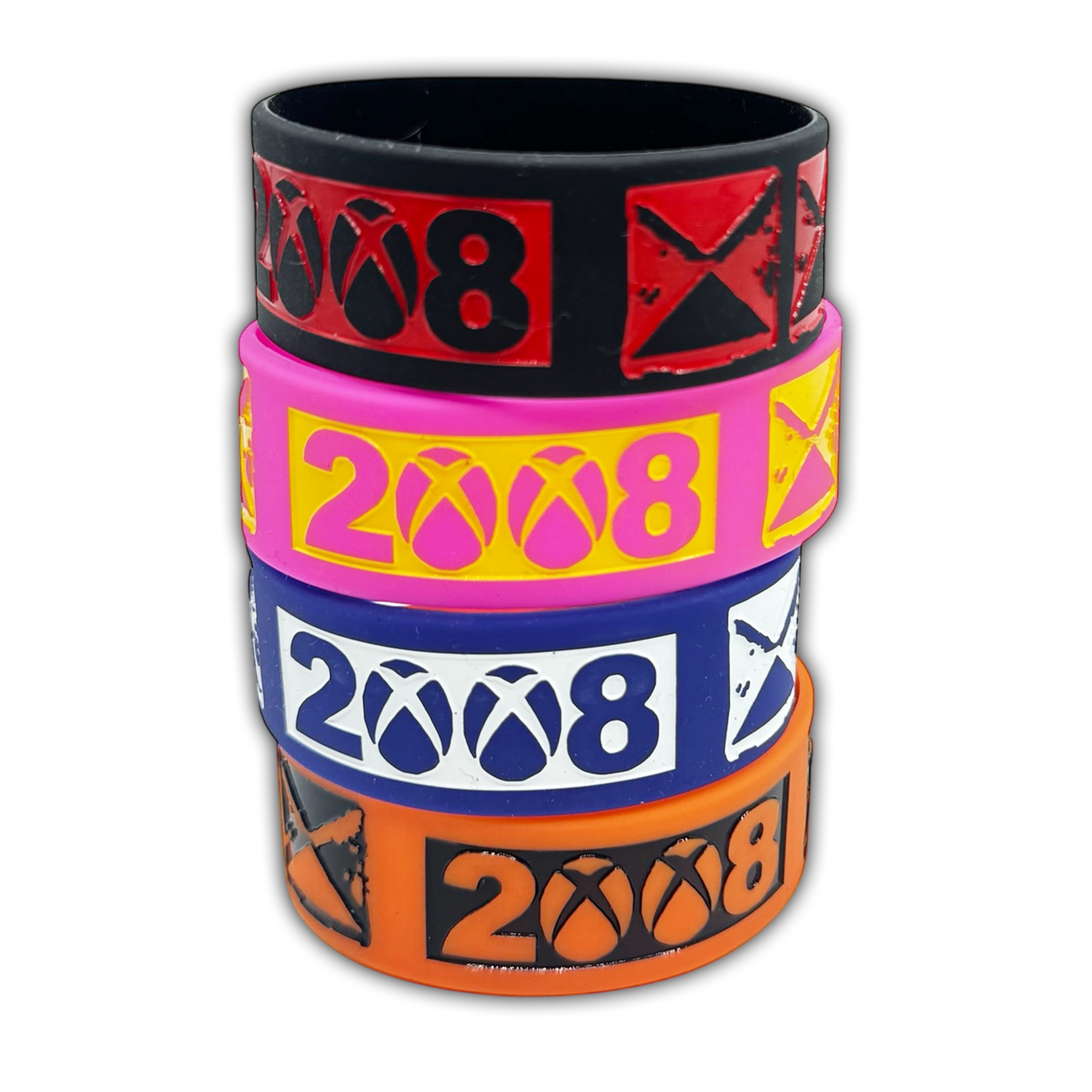 *STUD* RUBBER BRACELET 4COLORS