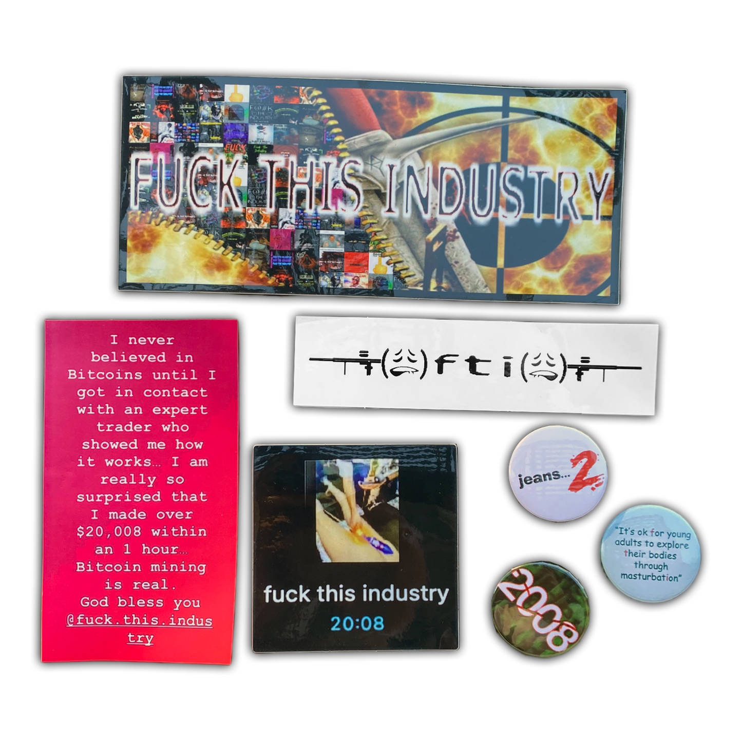 *HAL* sticker & pin pack