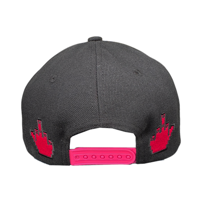 *8BOX*  (SNAPBACK) BLACK/PINK