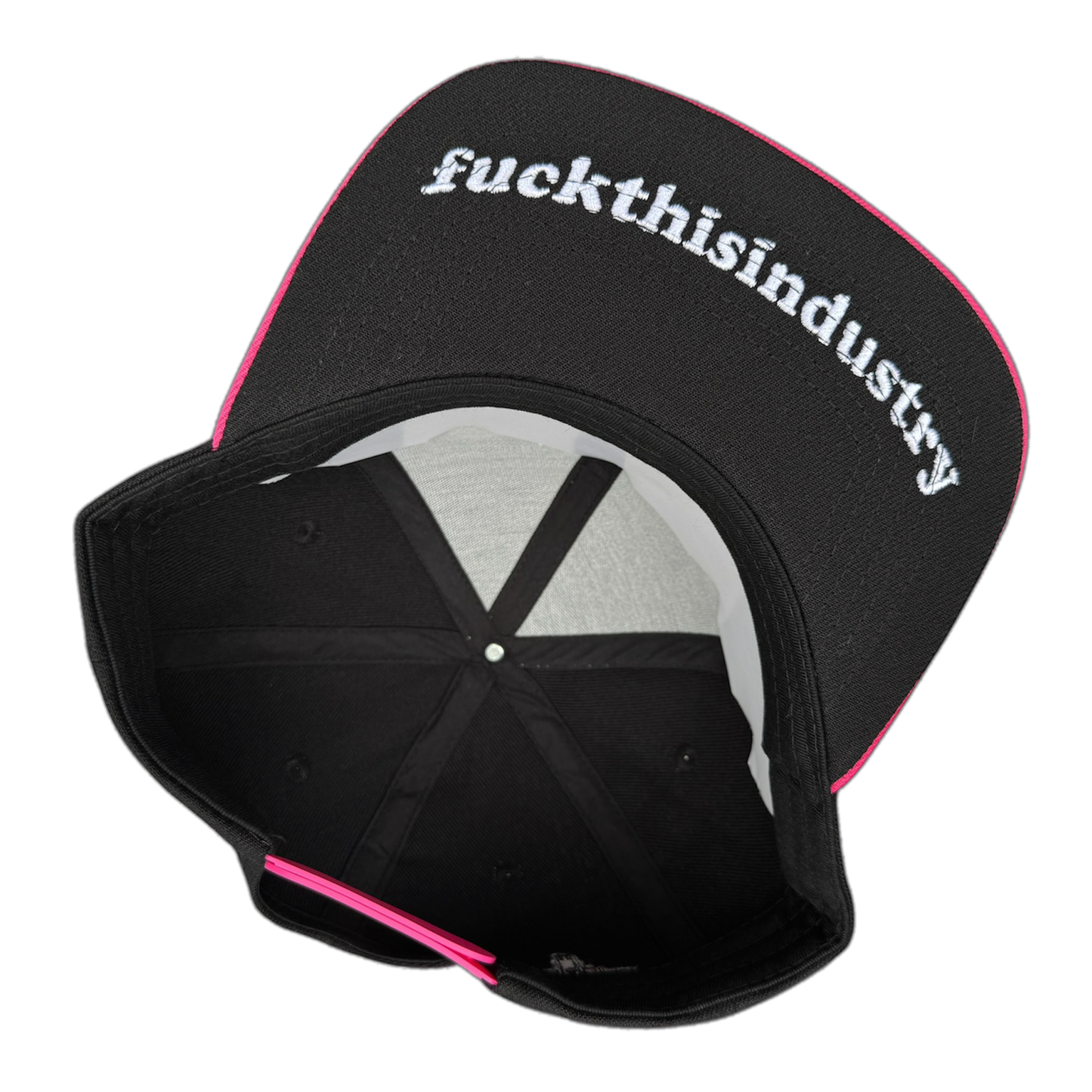 8BOX* (SNAPBACK) BLACK/PINK – FUCKTHISINDUSTRY2008