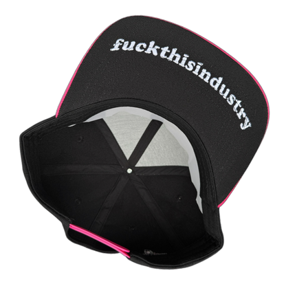 *8BOX*  (SNAPBACK) BLACK/PINK