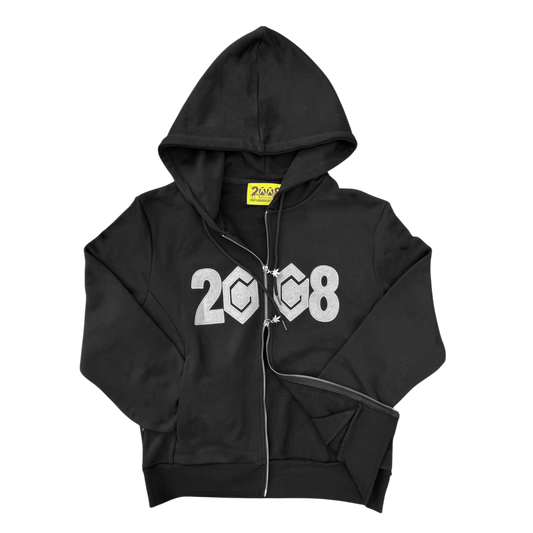 *8CUBE* ZIP-UP (BLACK)