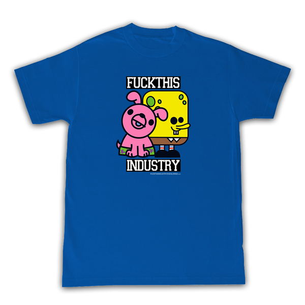 DRINO! BOB SHIRT (BLUE) – FUCKTHISINDUSTRY2008