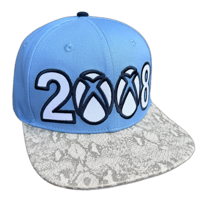 *SNAKE*BRIM 8BOX (SNAPBACK) BLUE