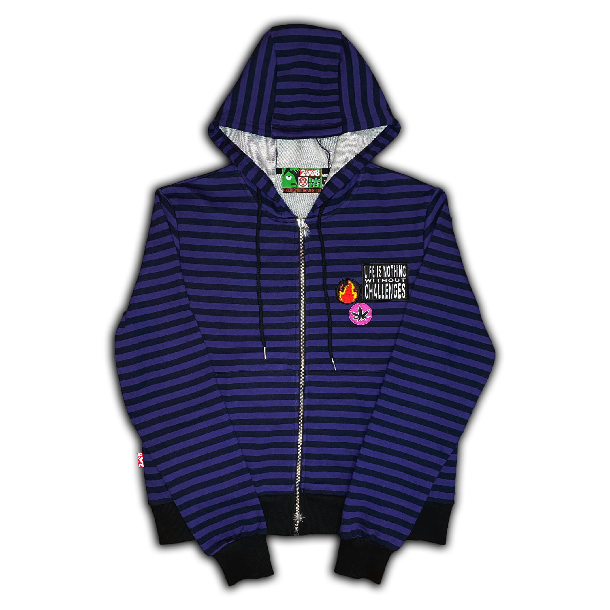 fuckthisindustry fti 2008 hoodie ジップパーカー 【公式通販】