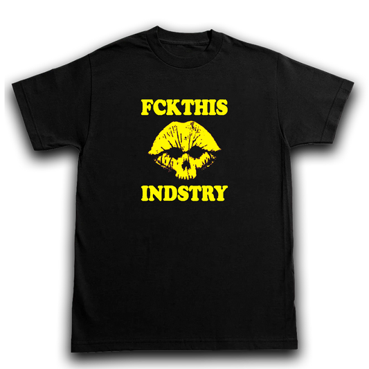 LIP SKULL SHIRT $36 SPECIAL (BLACK)