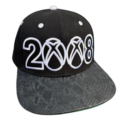 *SNAKE*BRIM 8BOX (SNAPBACK) BLACK