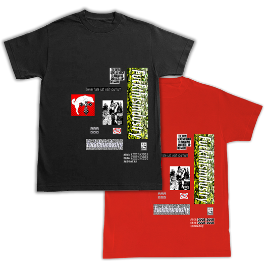 fuckthisindustry Tシャツ Fuck this Industry x Frog T-Shirt (Charcoal) – frog skateboards