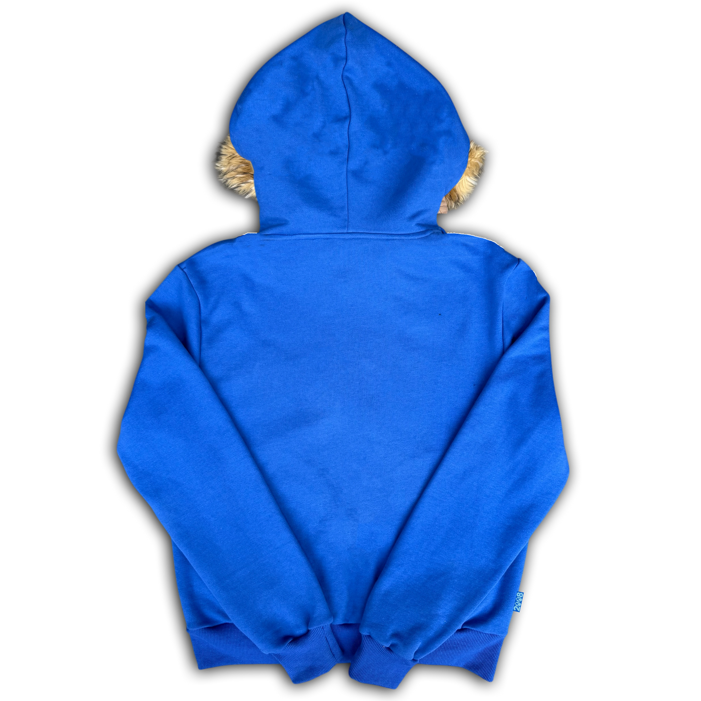 *8CUBE* FUR ZIP-UP (BLUE)