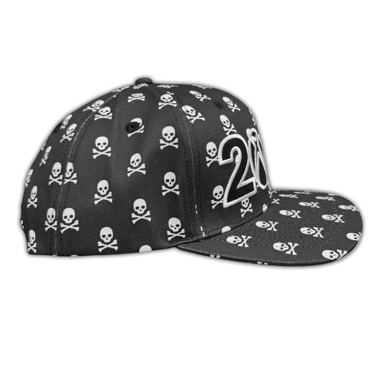 *8BOX* SKULLZ (HAT) BLACK