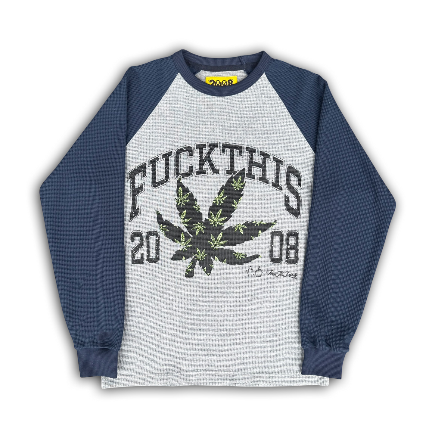 FUCKTHISWEED *RAGLAN THERMAL* (GREY)