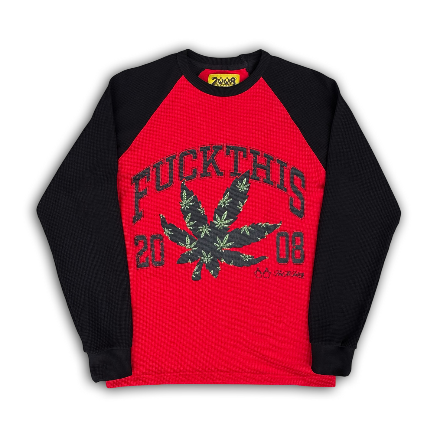 FUCKTHISWEED *RAGLAN THERMAL* (RED)