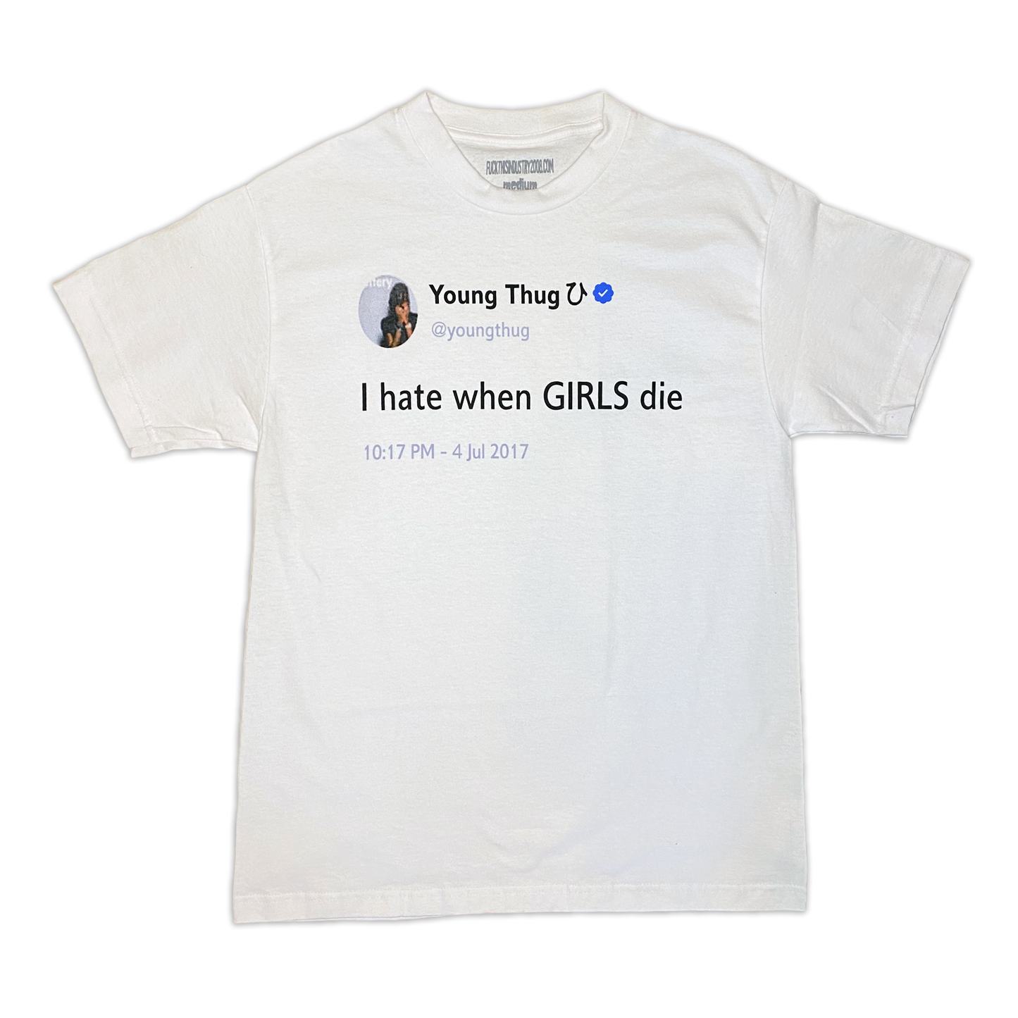 i hate when GIRLS die *shirt*