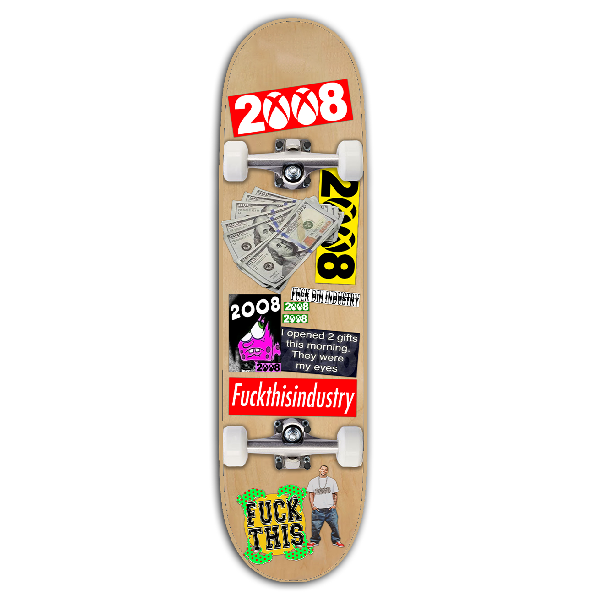 スケートボード Fuckthisindustry back pack fti pank SK8BOARD (SKATEBOARD) *RARE* – FUCKTHISINDUSTRY2008