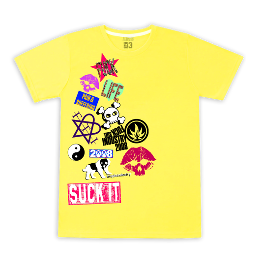 STICKER SHIRT (YELLOW)